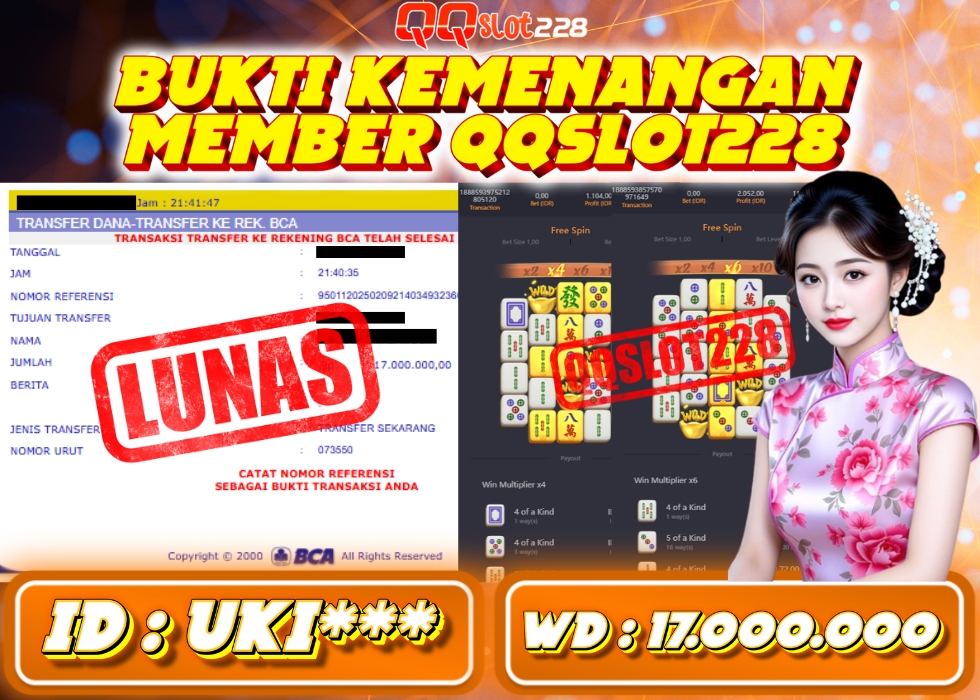 QQSLOT228 JACKPOT  Rp 17.000.000 - LUNAS!!!
