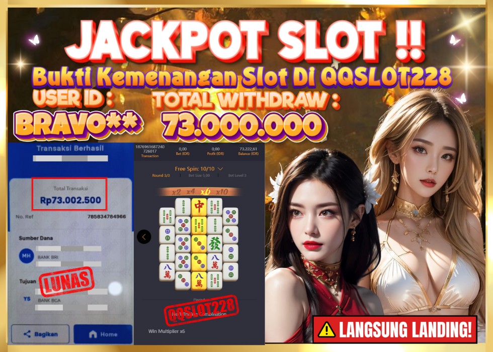 QQSLOT228 JACKPOT  Rp 73.000.000 - LUNAS!!!