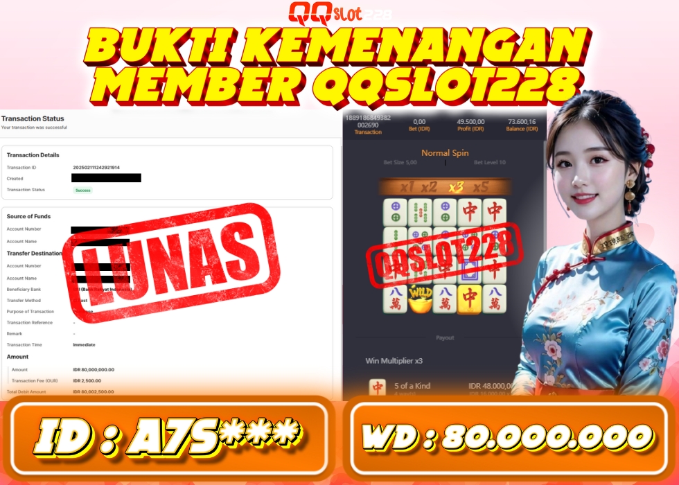 QQSLOT228 JACKPOT  Rp 80.000.000 - LUNAS!!!
