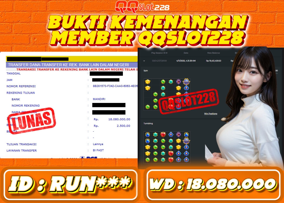 QQSLOT228 JACKPOT  Rp 18.080.000 - LUNAS!!!