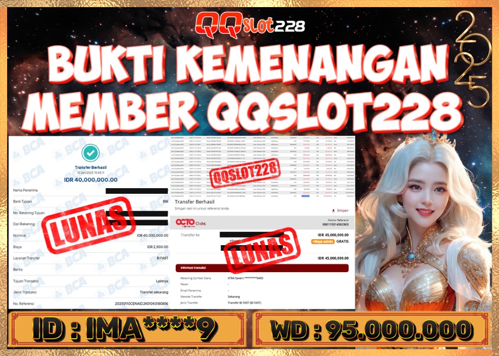 QQSLOT228 JACKPOT  Rp 95.000.000 - LUNAS!!!