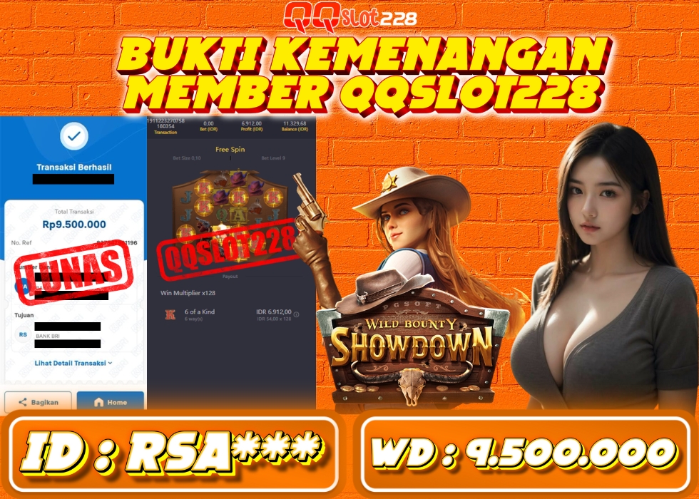 QQSLOT228 JACKPOT  Rp 9.500.000 - LUNAS!!!