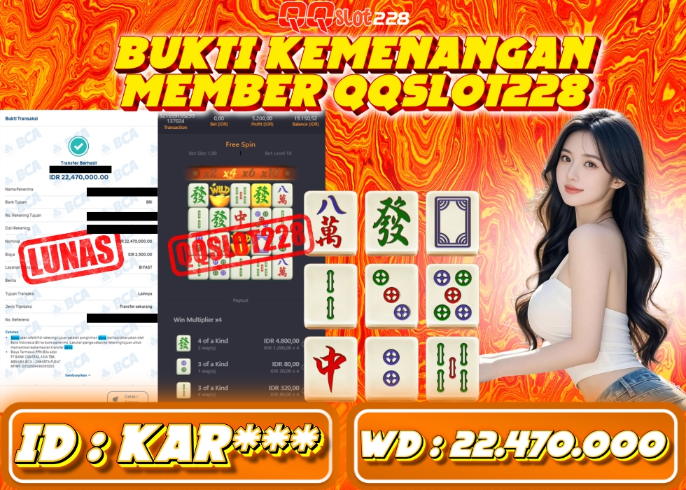 QQSLOT228 JACKPOT  Rp 22.470.000 - LUNAS!!!