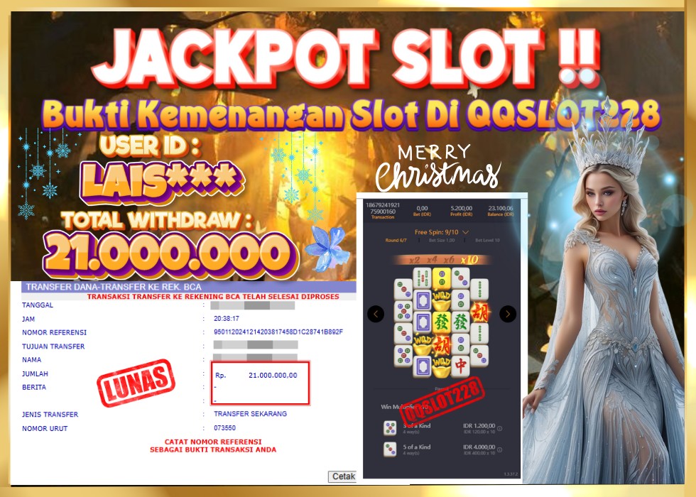 QQSLOT228 JACKPOT  Rp 21.000.000 - LUNAS!!!