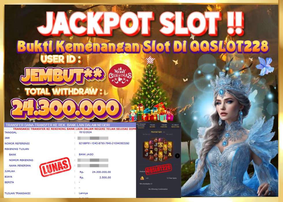 QQSLOT228 JACKPOT  Rp 24.300.000 - LUNAS!!!