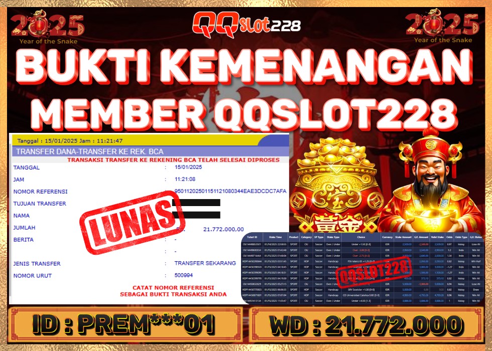 QQSLOT228 JACKPOT  Rp 21.772.000 - LUNAS!!!