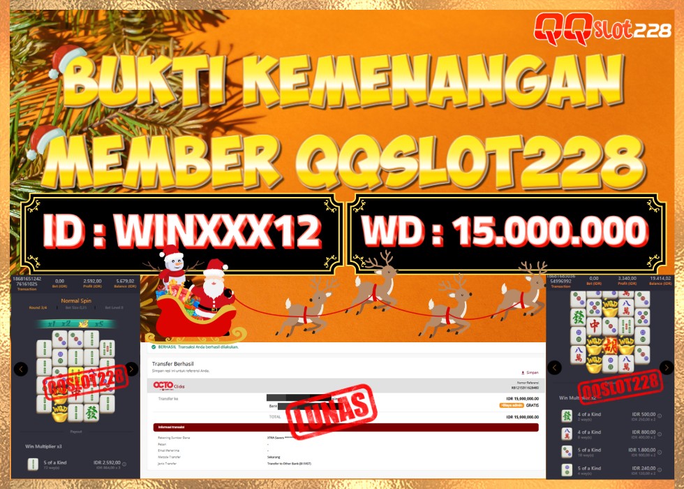 QQSLOT228 JACKPOT  Rp 15.000.000 - LUNAS!!!