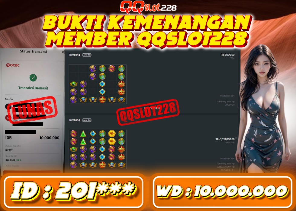 QQSLOT228 JACKPOT  Rp 10.000.000 - LUNAS!!!