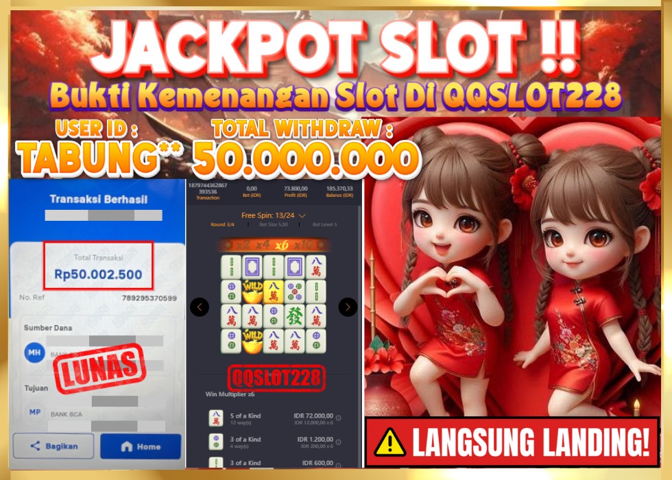 QQSLOT228 JACKPOT  Rp 50.000.000 - LUNAS!!!