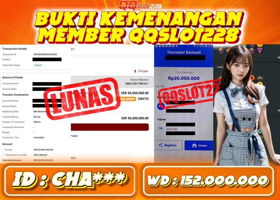 QQSLOT228 JACKPOT  Rp 152.000.000 - LUNAS!!!