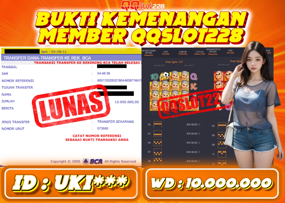QQSLOT228 JACKPOT  Rp 10.000.000 - LUNAS!!!