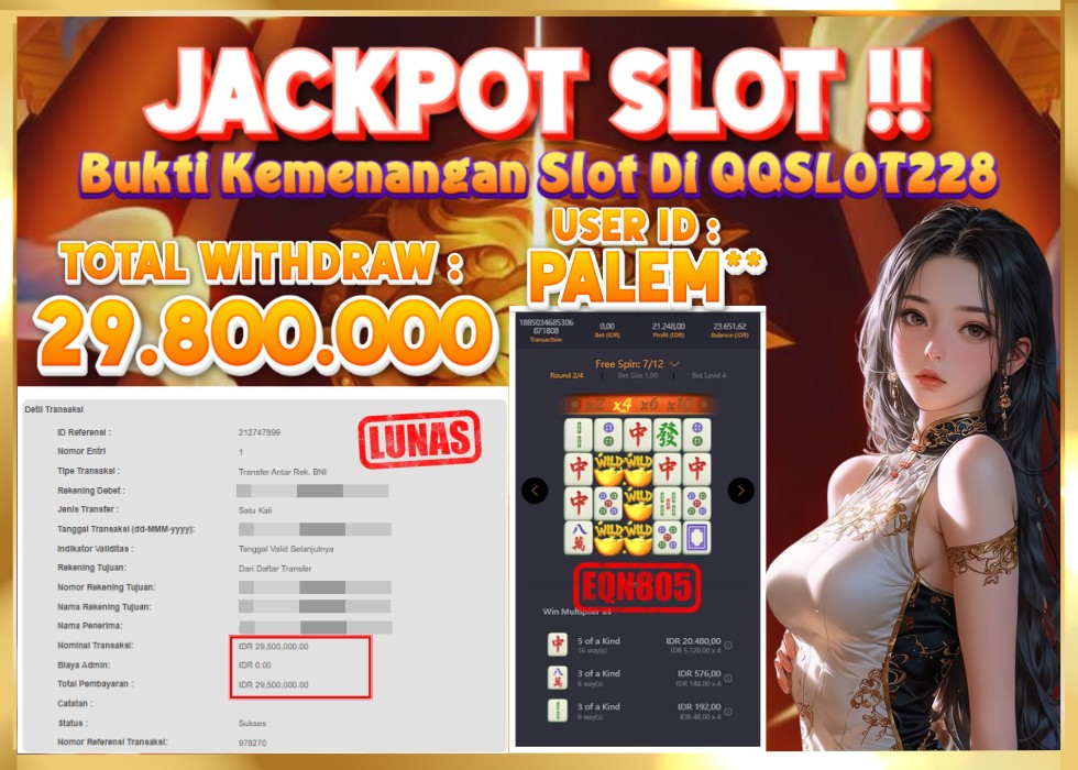 QQSLOT228 JACKPOT  Rp 29.800.000 - LUNAS!!!