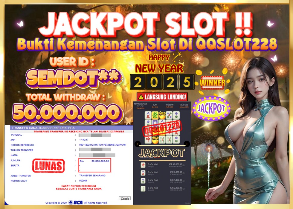 QQSLOT228 JACKPOT  Rp 50.000.000 - LUNAS!!!