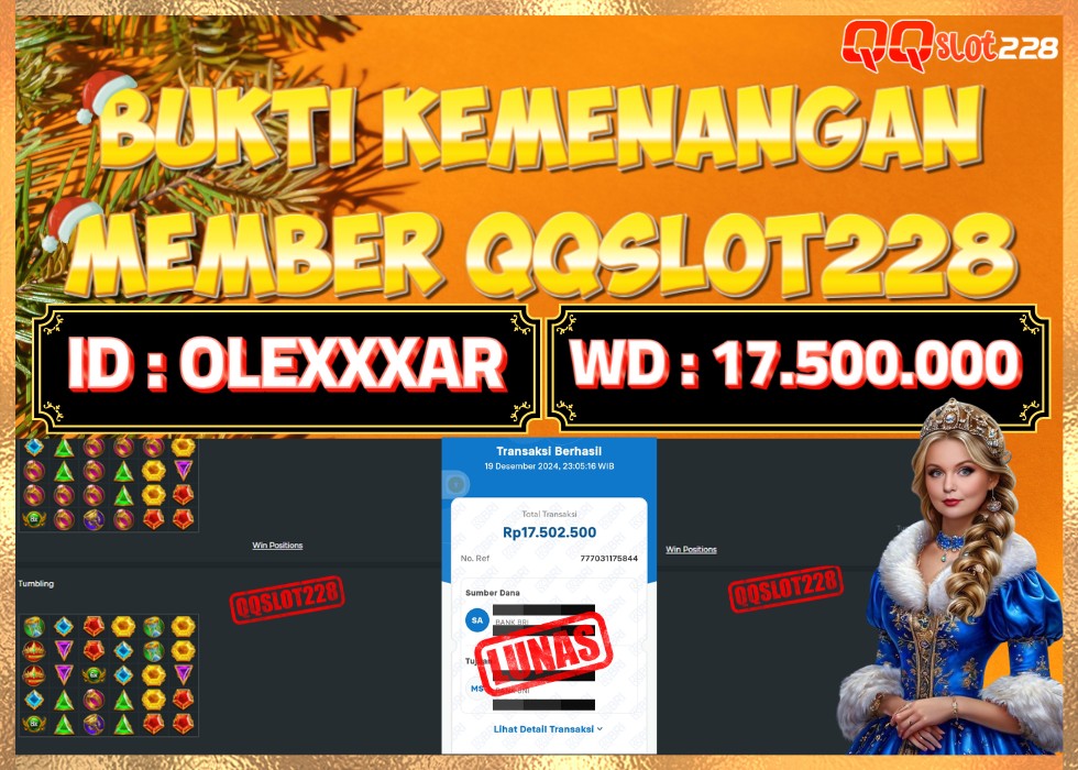 QQSLOT228 JACKPOT  Rp 17.500.000 - LUNAS!!!