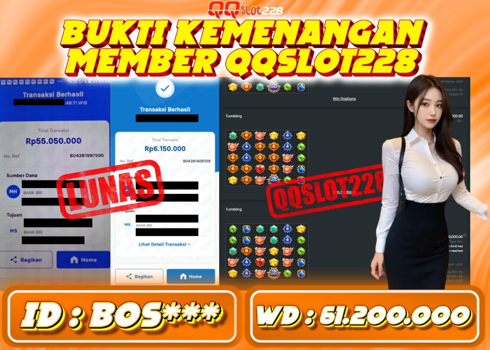 QQSLOT228 JACKPOT  Rp 61.200.000 - LUNAS!!!