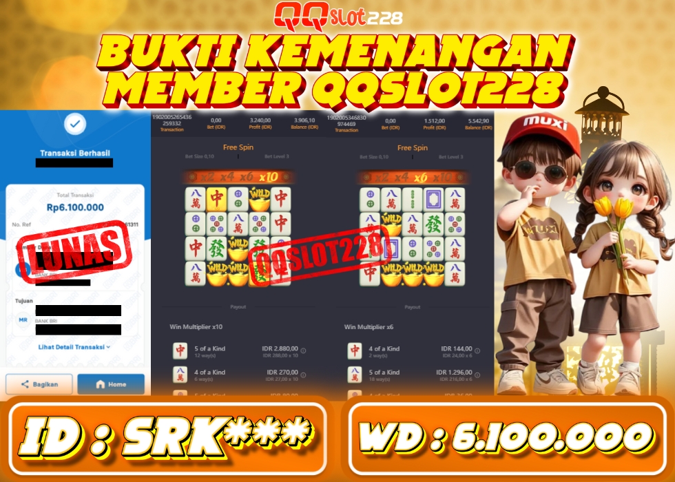 QQSLOT228 JACKPOT  Rp 6.100.000 - LUNAS!!!