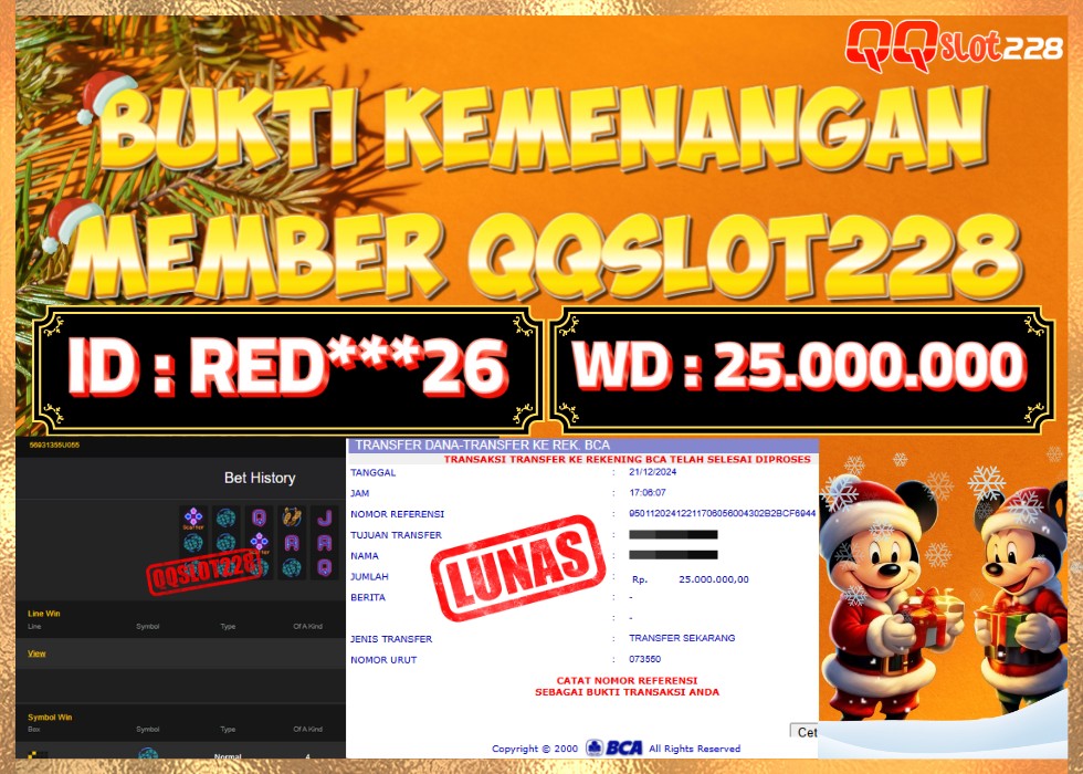 QQSLOT228 JACKPOT  Rp 25.000.000 - LUNAS!!!