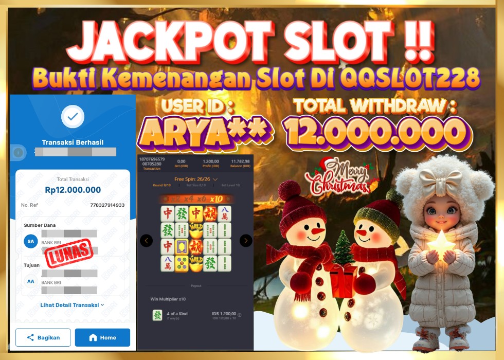 QQSLOT228 JACKPOT  Rp 12.000.000 - LUNAS!!!