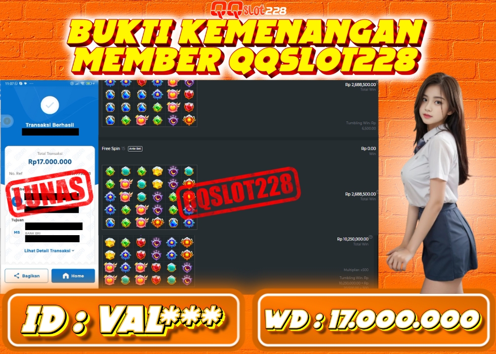 QQSLOT228 JACKPOT  Rp 17.000.000 - LUNAS!!!