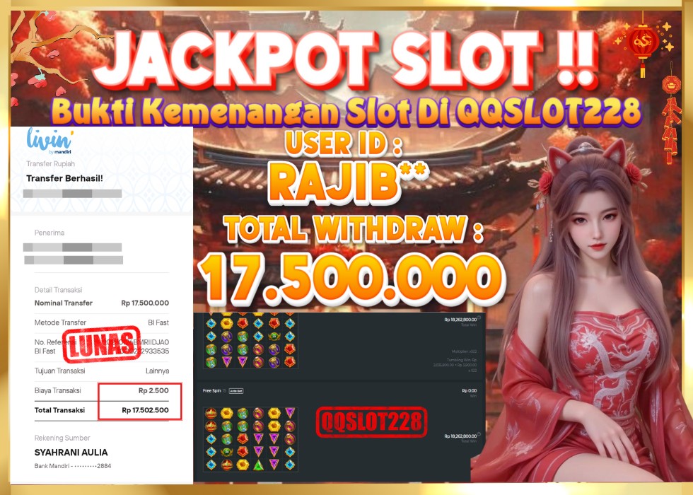 QQSLOT228 JACKPOT  Rp 17.500.000 - LUNAS!!!