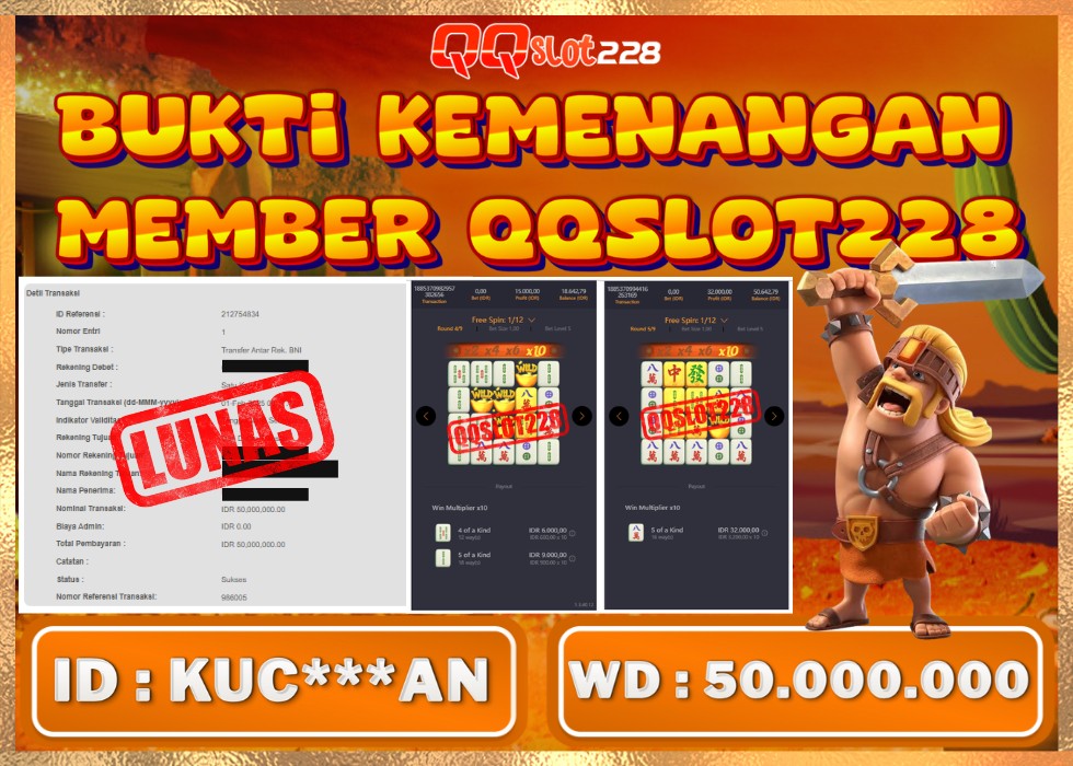 QQSLOT228 JACKPOT  Rp 50.000.000 - LUNAS!!!