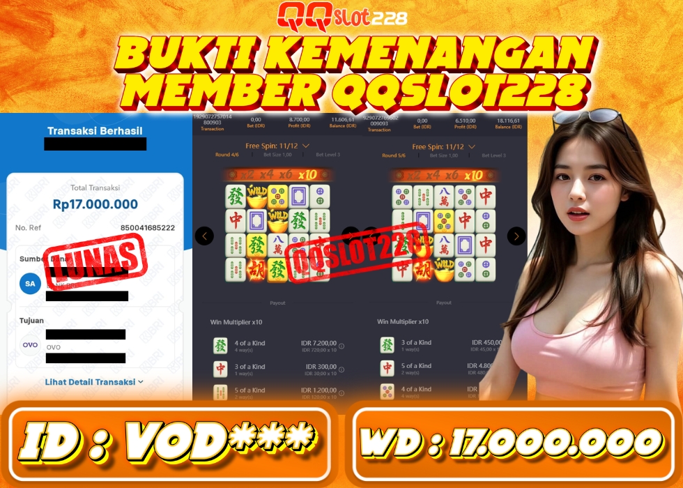 QQSLOT228 JACKPOT  Rp 17.000.000 - LUNAS!!!
