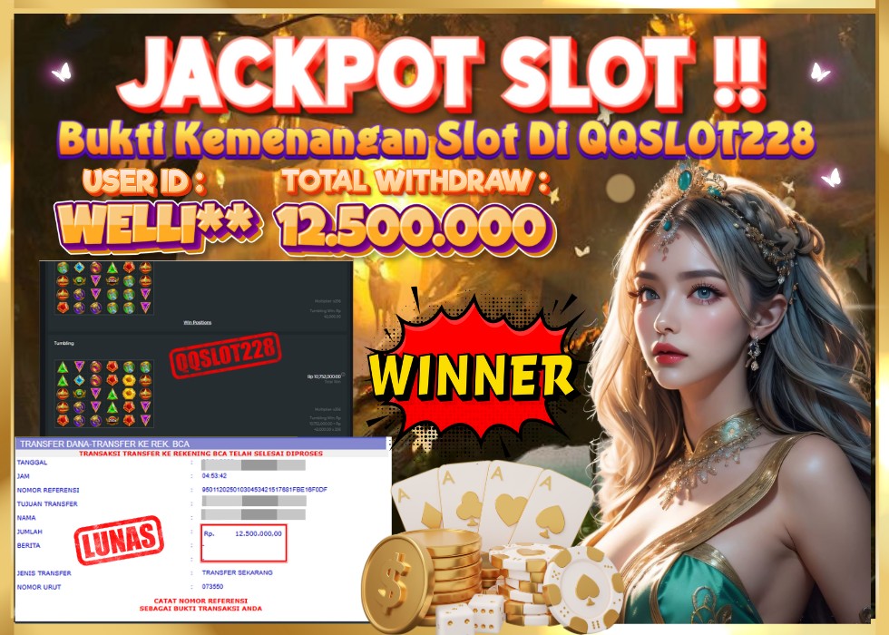 QQSLOT228 JACKPOT  Rp 12.500.000 - LUNAS!!!