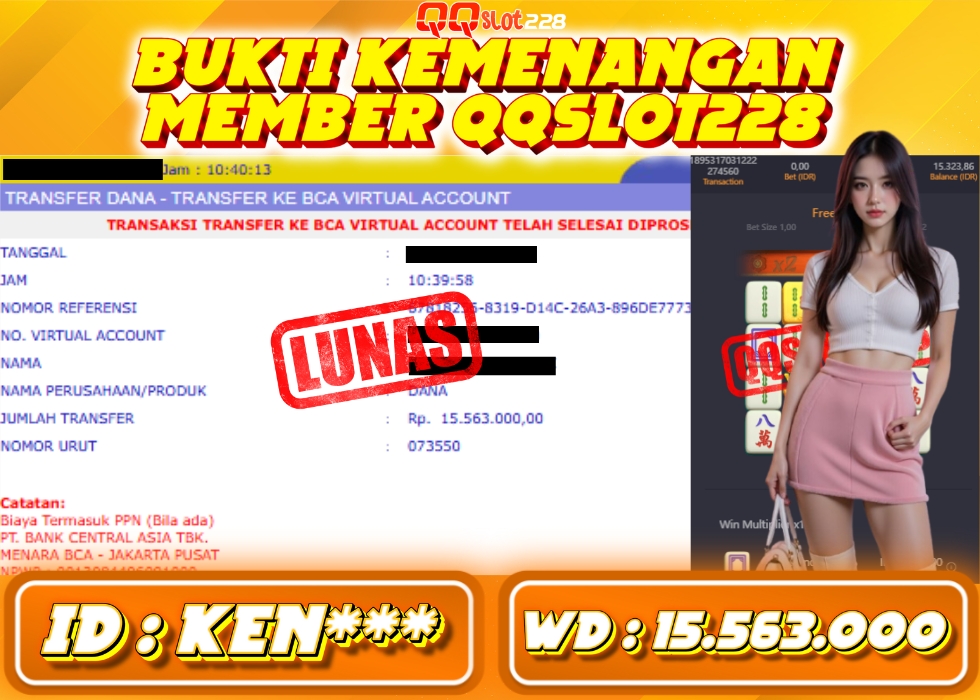 QQSLOT228 JACKPOT  Rp 15.563.000 - LUNAS!!!
