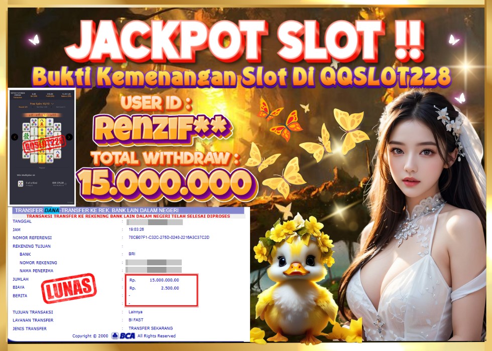 QQSLOT228 JACKPOT  Rp 15.000.000 - LUNAS!!!