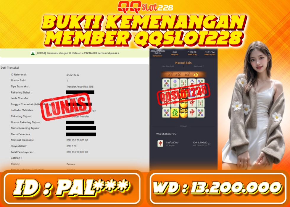 QQSLOT228 JACKPOT  Rp 13.200.000 - LUNAS!!!