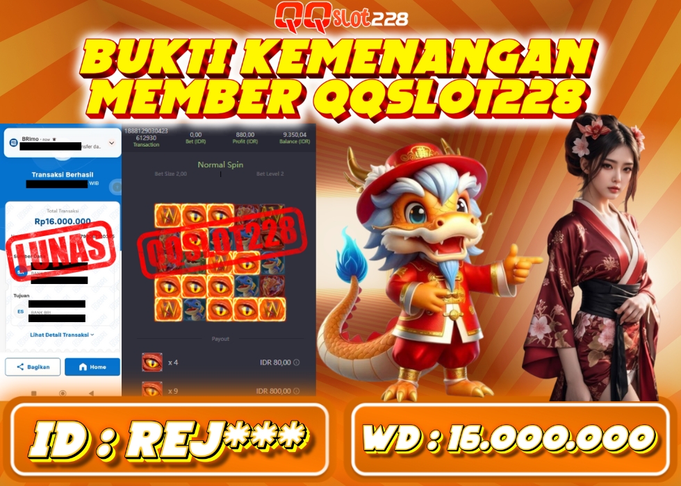 QQSLOT228 JACKPOT  Rp 16.000.000 - LUNAS!!!