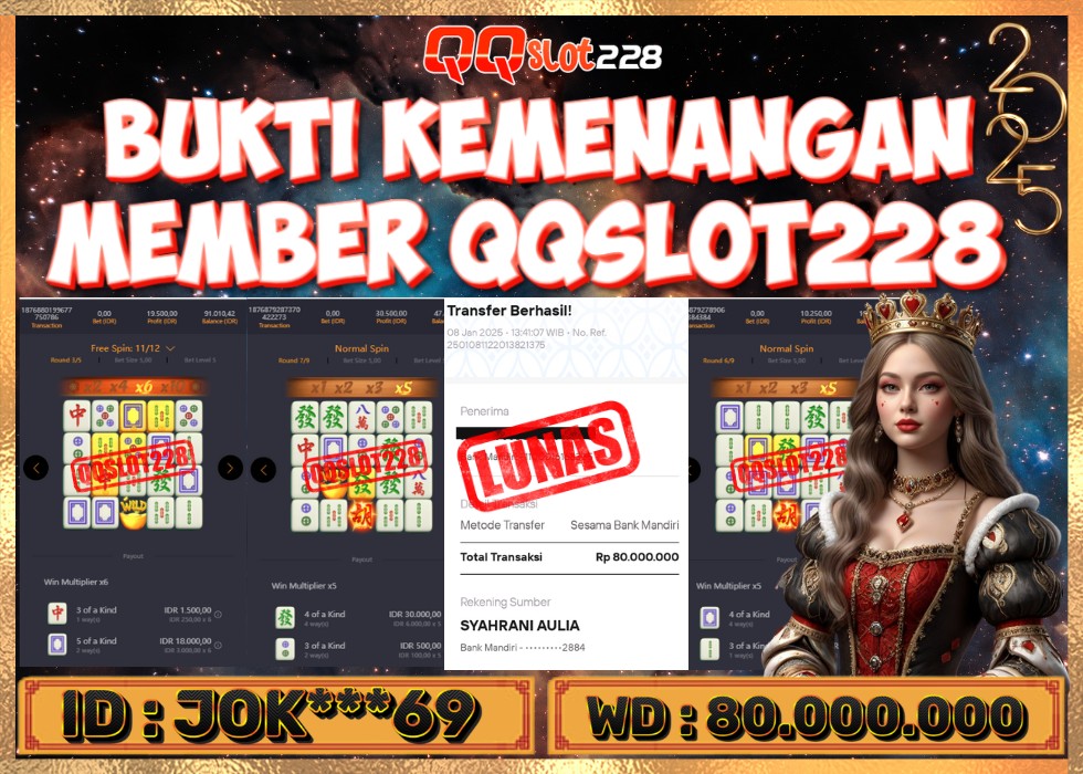 QQSLOT228 JACKPOT  Rp 80.000.000 - LUNAS!!!